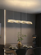 Long Crystal Pendant Lamp