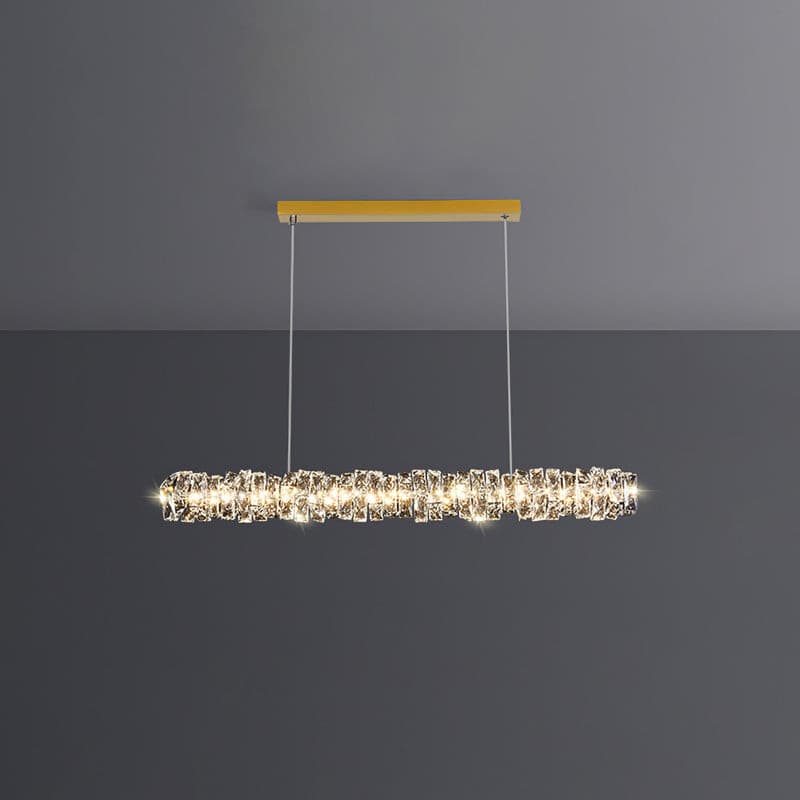Long Crystal Pendant Lamp