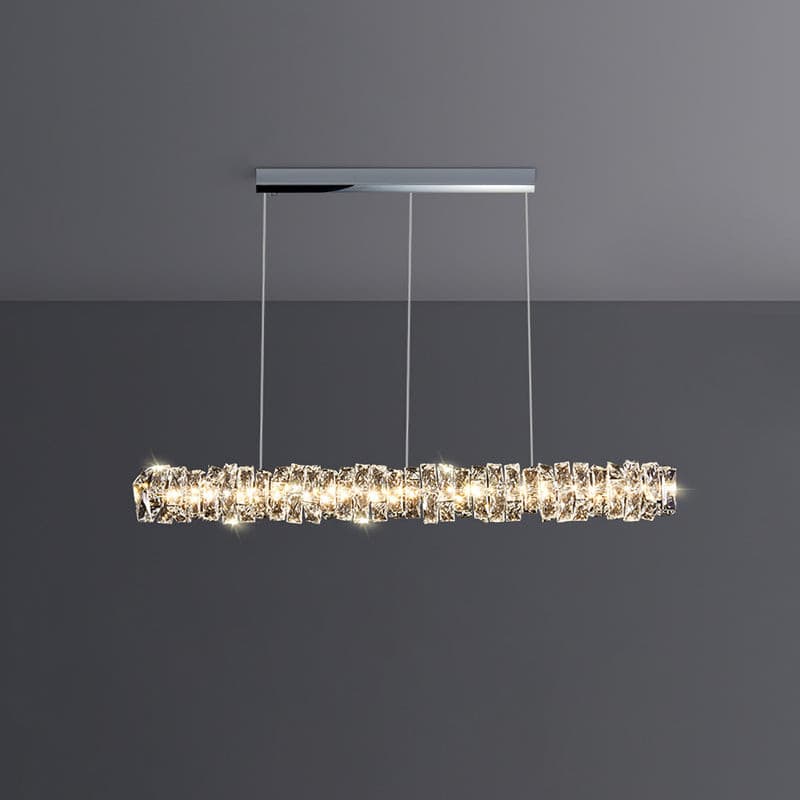 Long Crystal Pendant Lamp