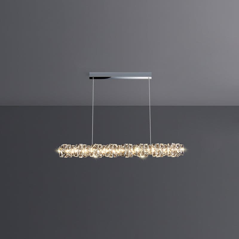 Long Crystal Pendant Lamp