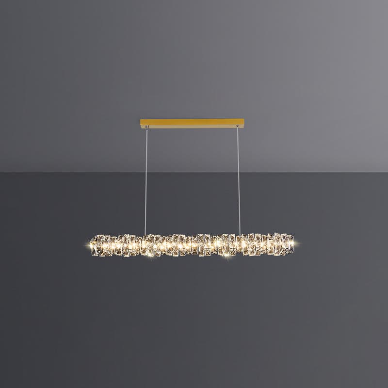 Long Crystal Pendant Lamp