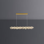 Long Crystal Pendant Lamp