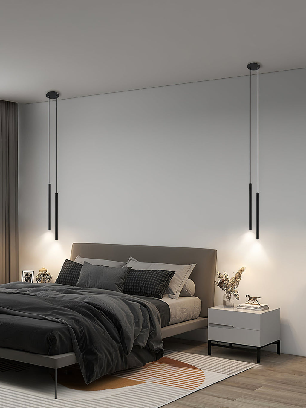 Long Linear Pendant Lamp