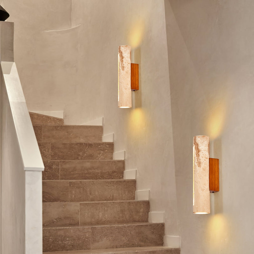 Lorelei Travertine Wall Light