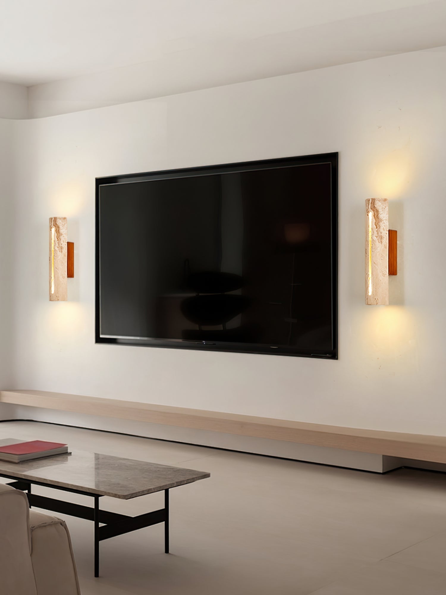 Lorelei Travertine Wall Light