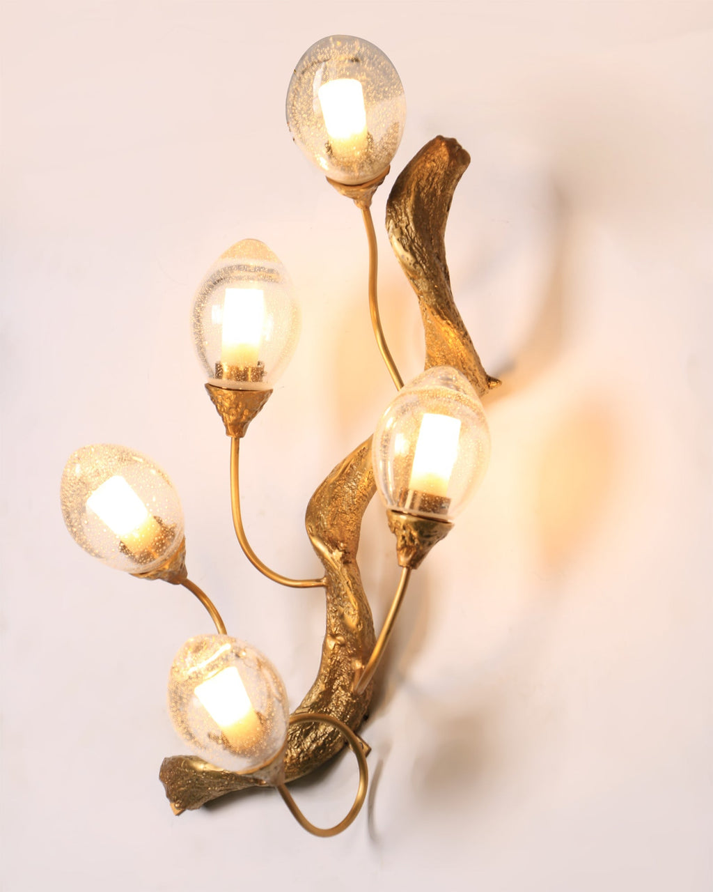 Lotus Brass Wall Lamp