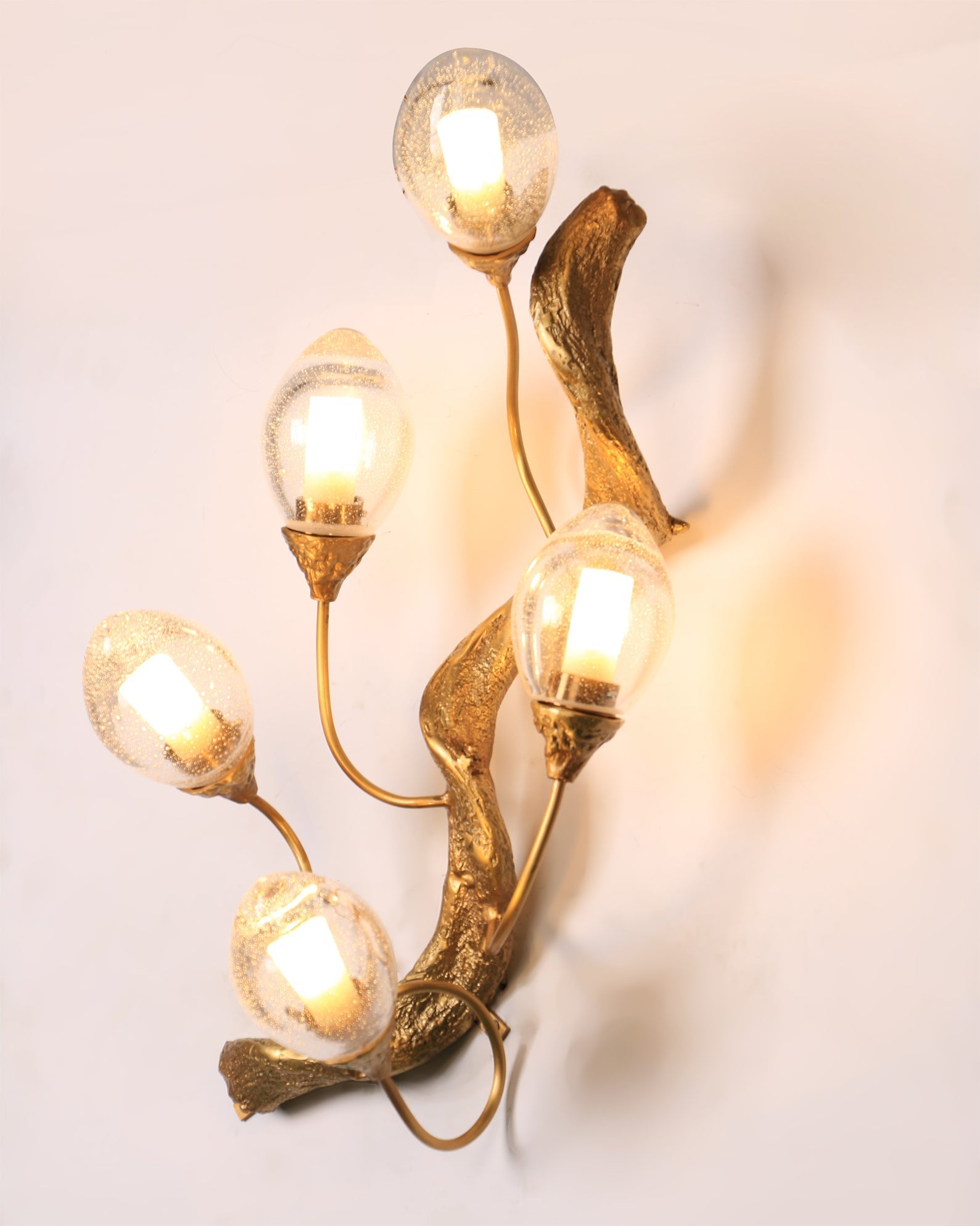 Lotus Brass Wall Lamp