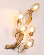 Lotus Brass Wall Lamp
