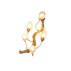 Lotus Brass Wall Lamp