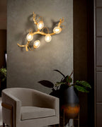 Lotus Brass Wall Lamp