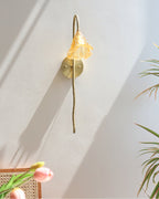 Lotus Amber Wall Sconce