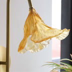 Lotus Amber Wall Sconce