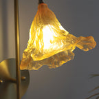 Lotus Amber Wall Sconce
