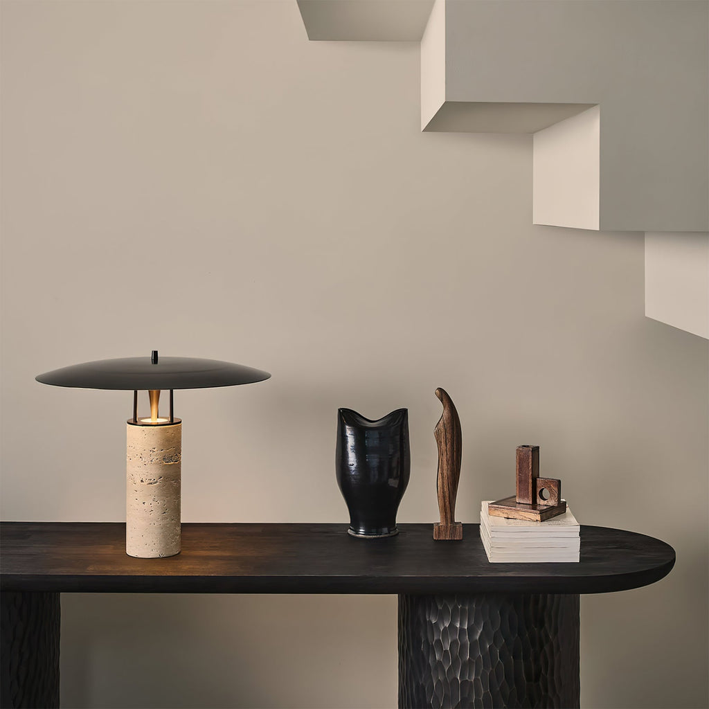 Gioe Travertine Table Lamp