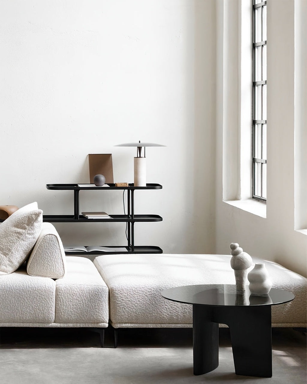 Gioe Travertine Table Lamp