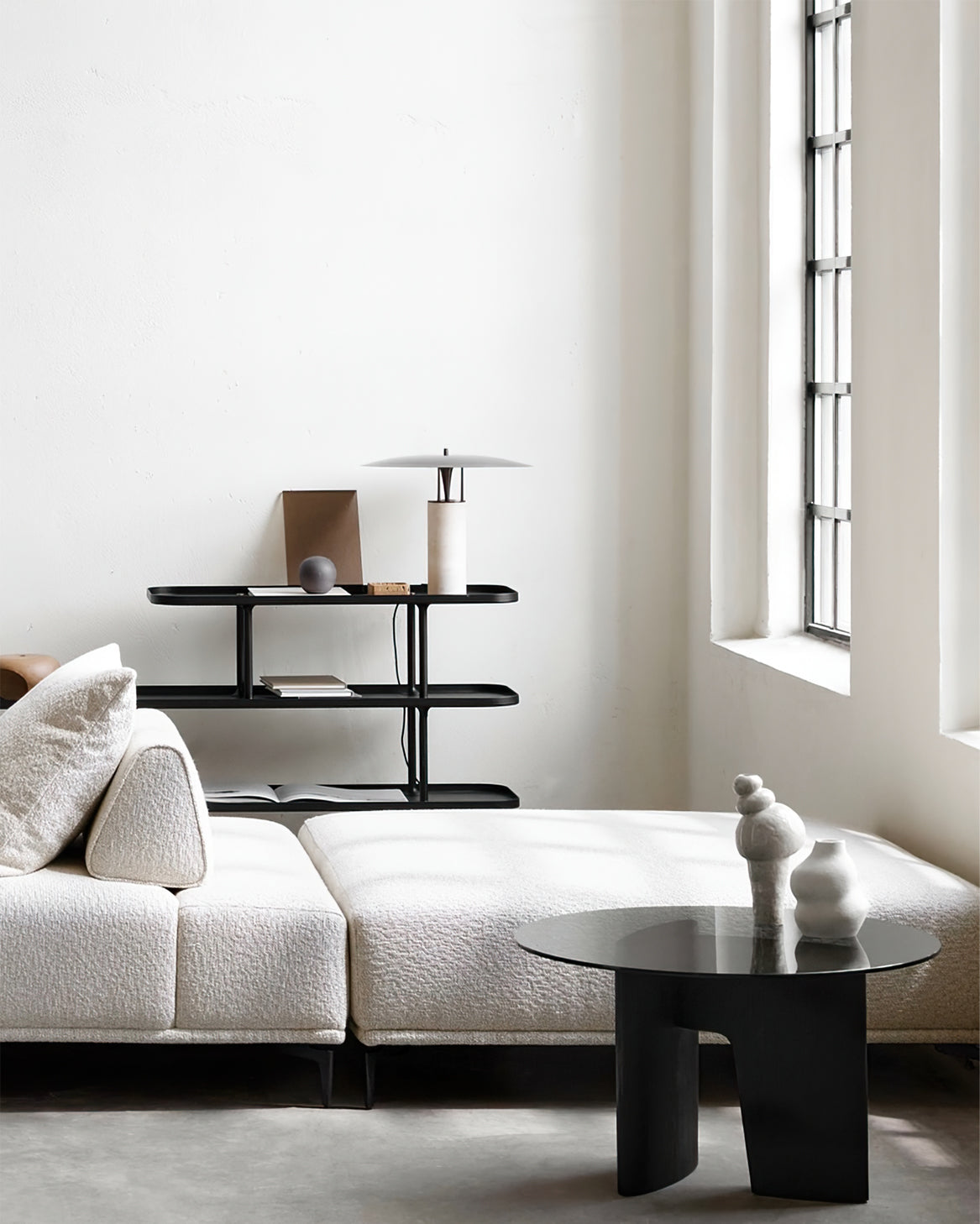 Gioe Travertine Table Lamp