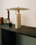 Gioe Travertine Table Lamp