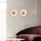 Luna Travertine Wall Light