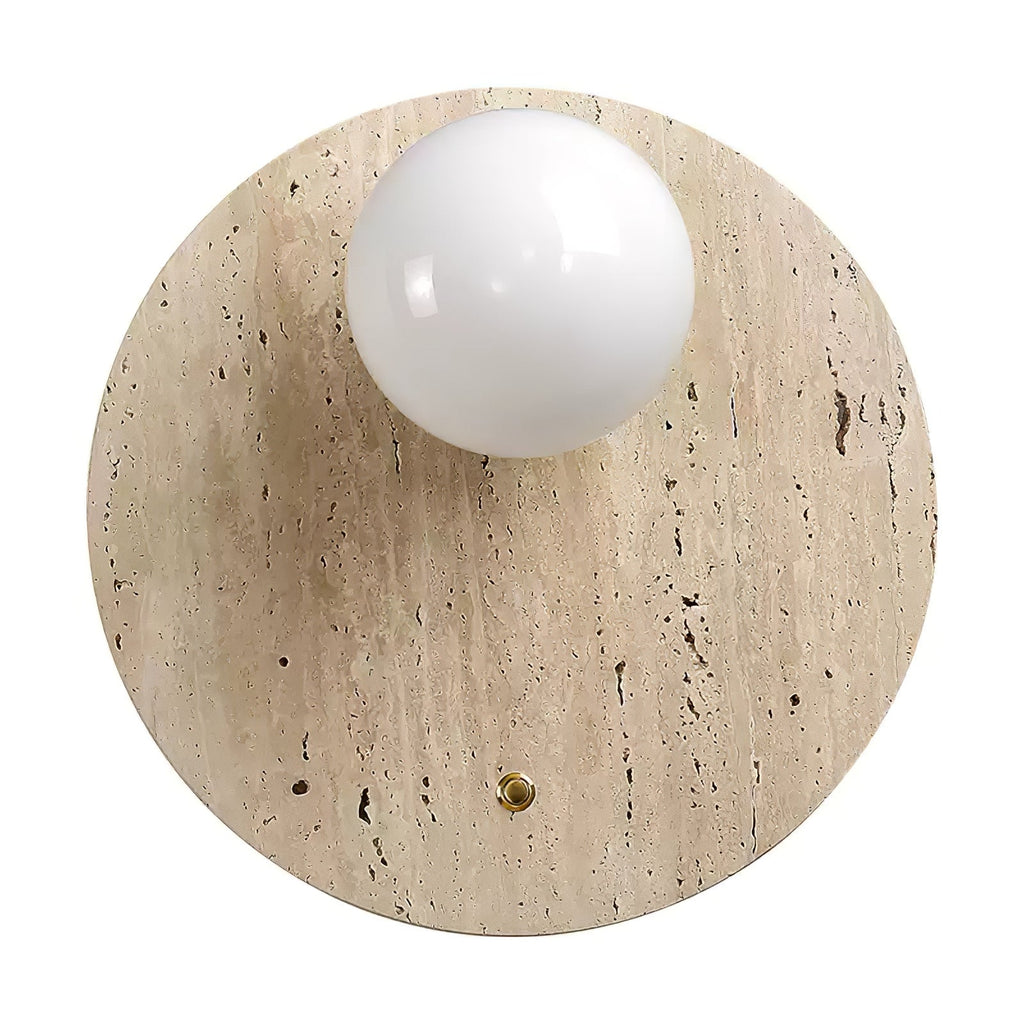 Luna Travertine Wall Sconce