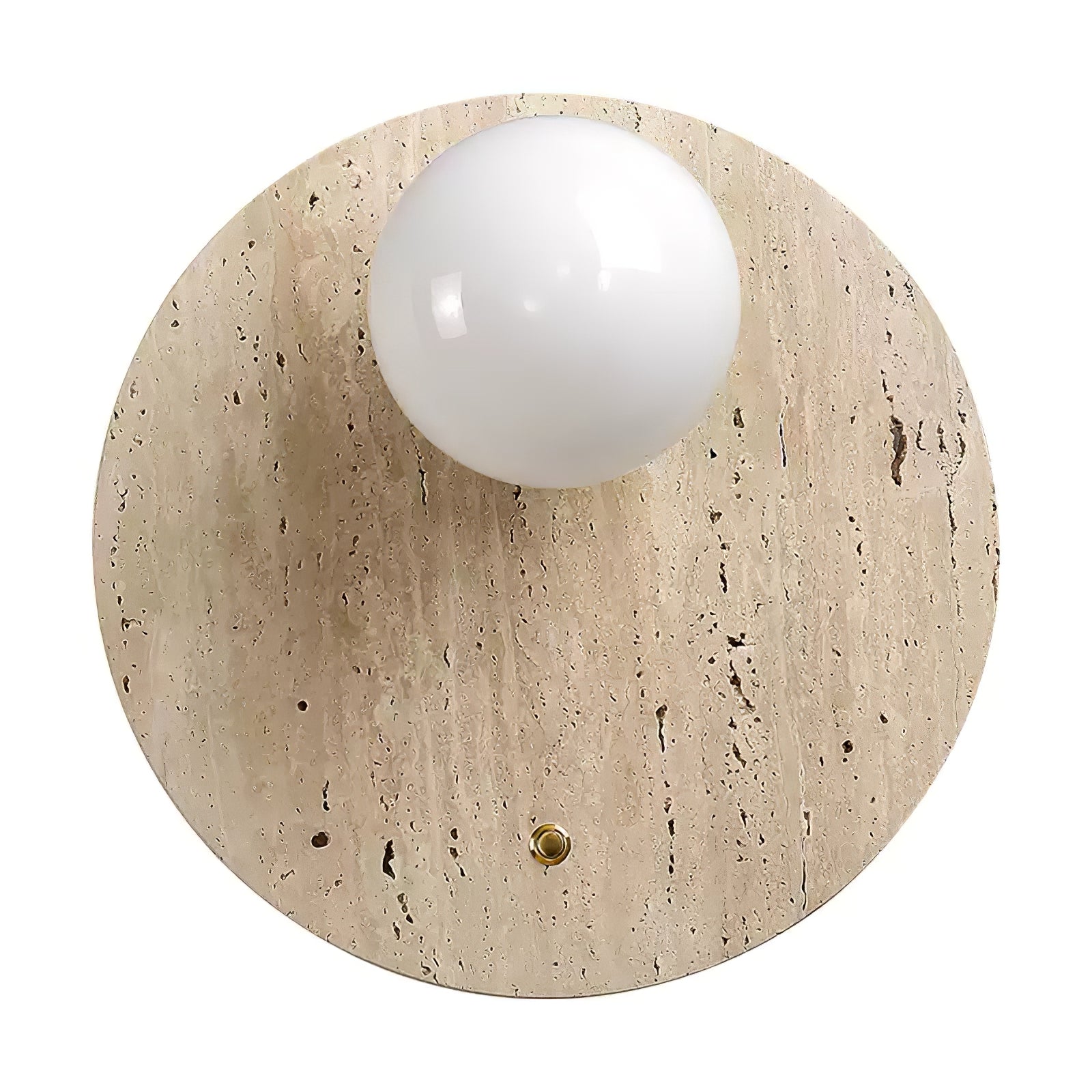 Luna Travertine Wall Sconce