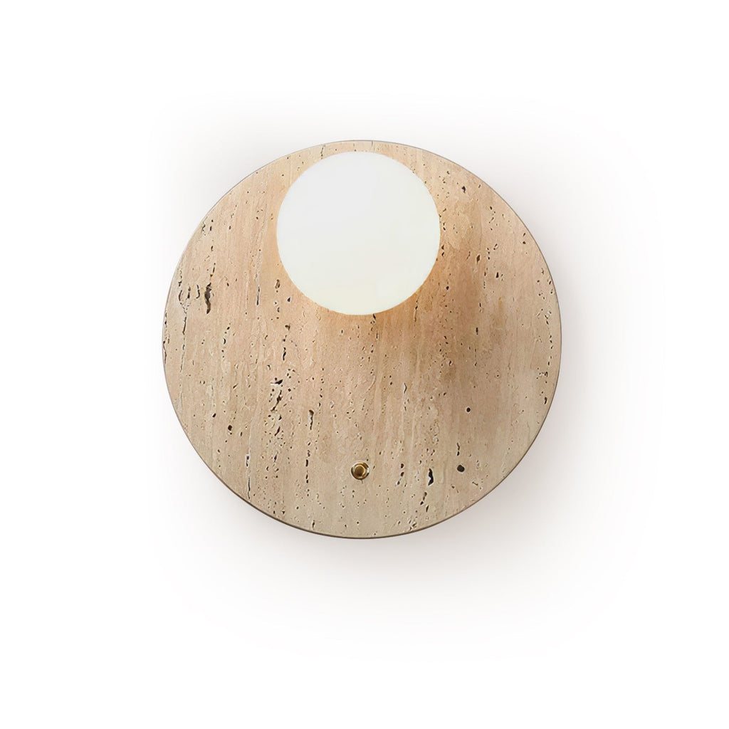 Luna Travertine Wall Sconce