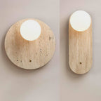 Luna Travertine Wall Sconce