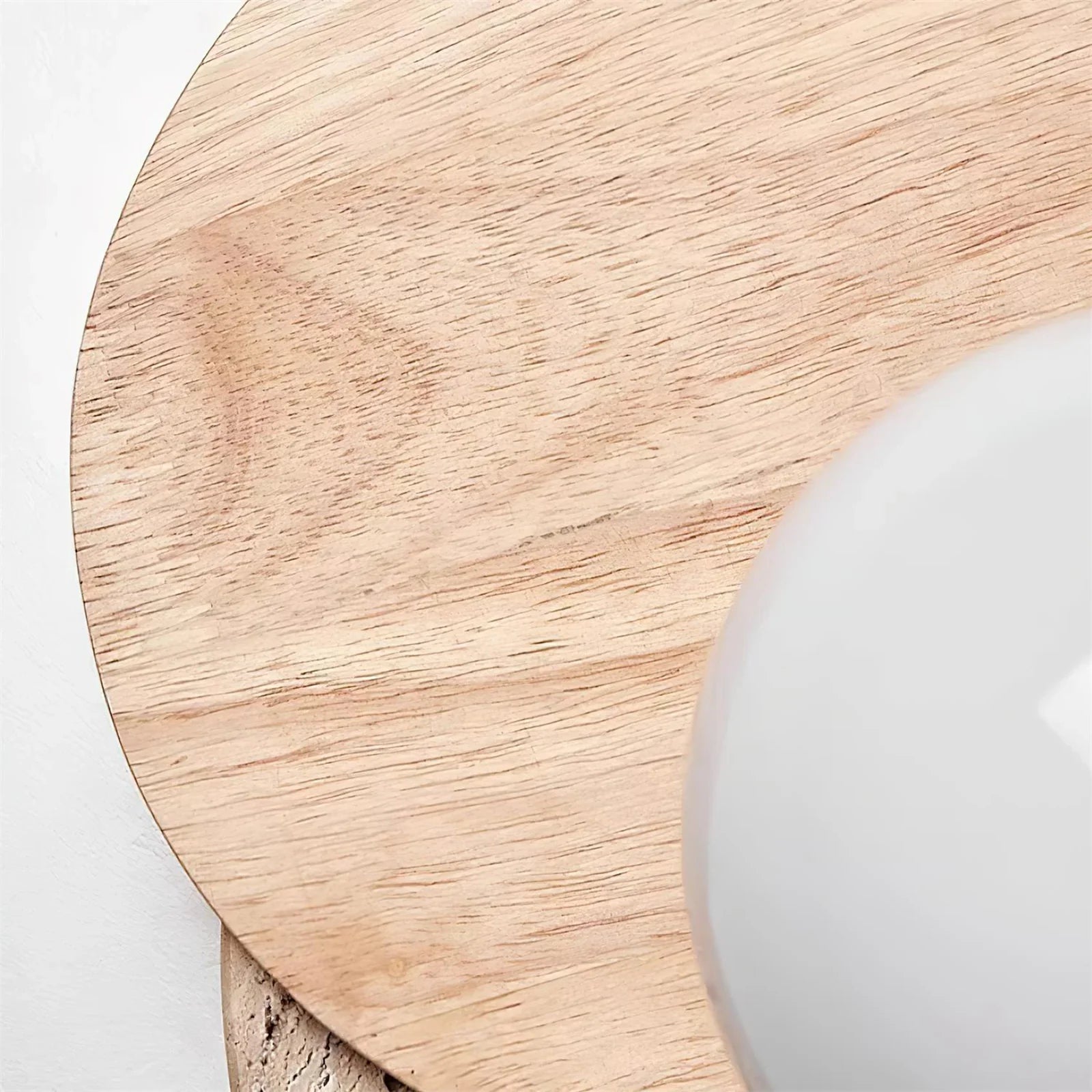 Lunar Eclipse Travertine Wall Lamp