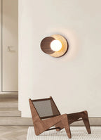 Lunar Eclipse Travertine Wall Lamp