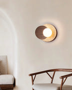 Lunar Eclipse Travertine Wall Lamp