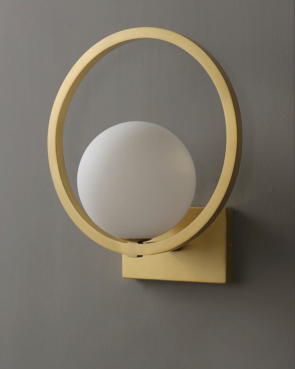 Lunar Brass Wall Light
