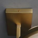 Lunar Brass Wall Light