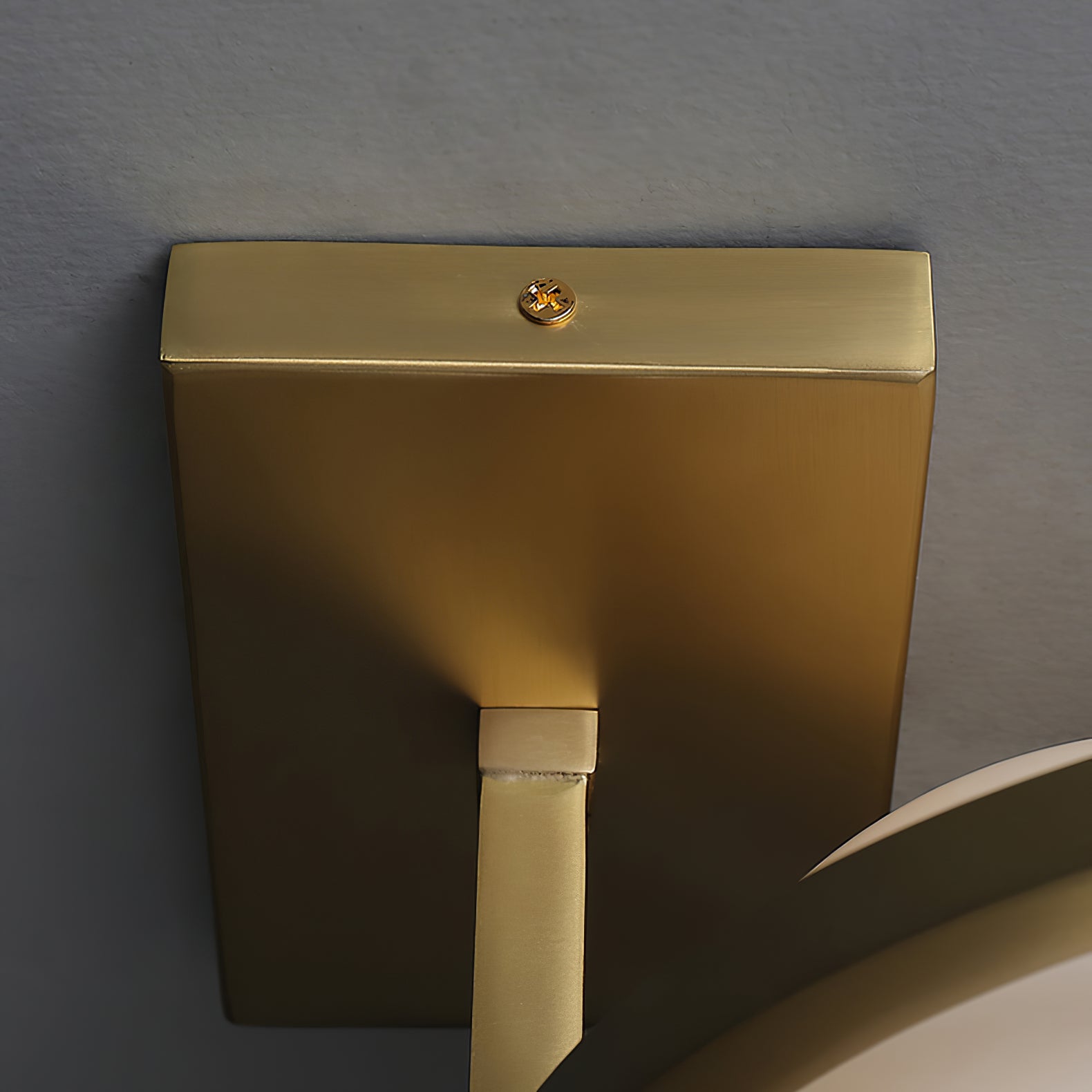 Lunar Brass Wall Light