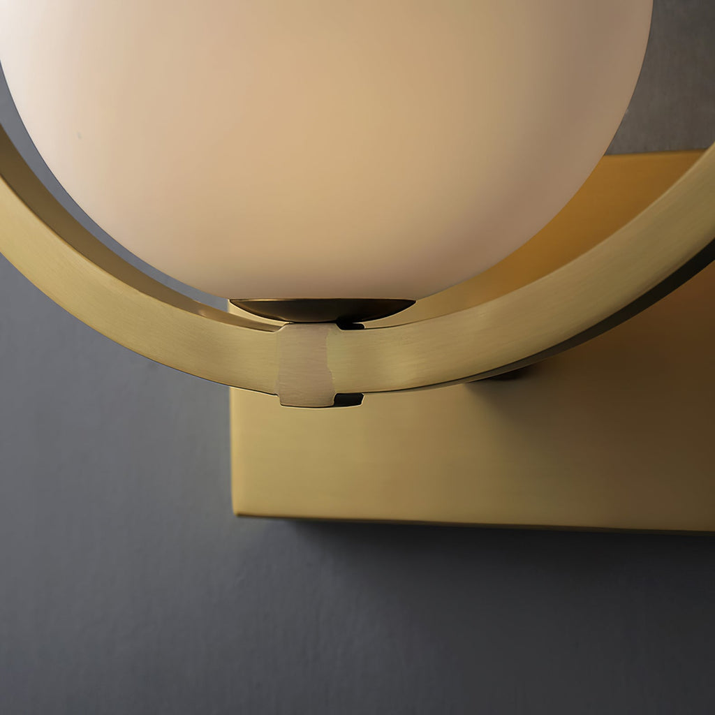 Lunar Brass Wall Light
