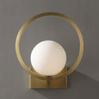 Lunar Brass Wall Light