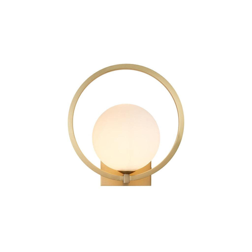 Lunar Brass Wall Light