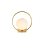 Lunar Brass Wall Light