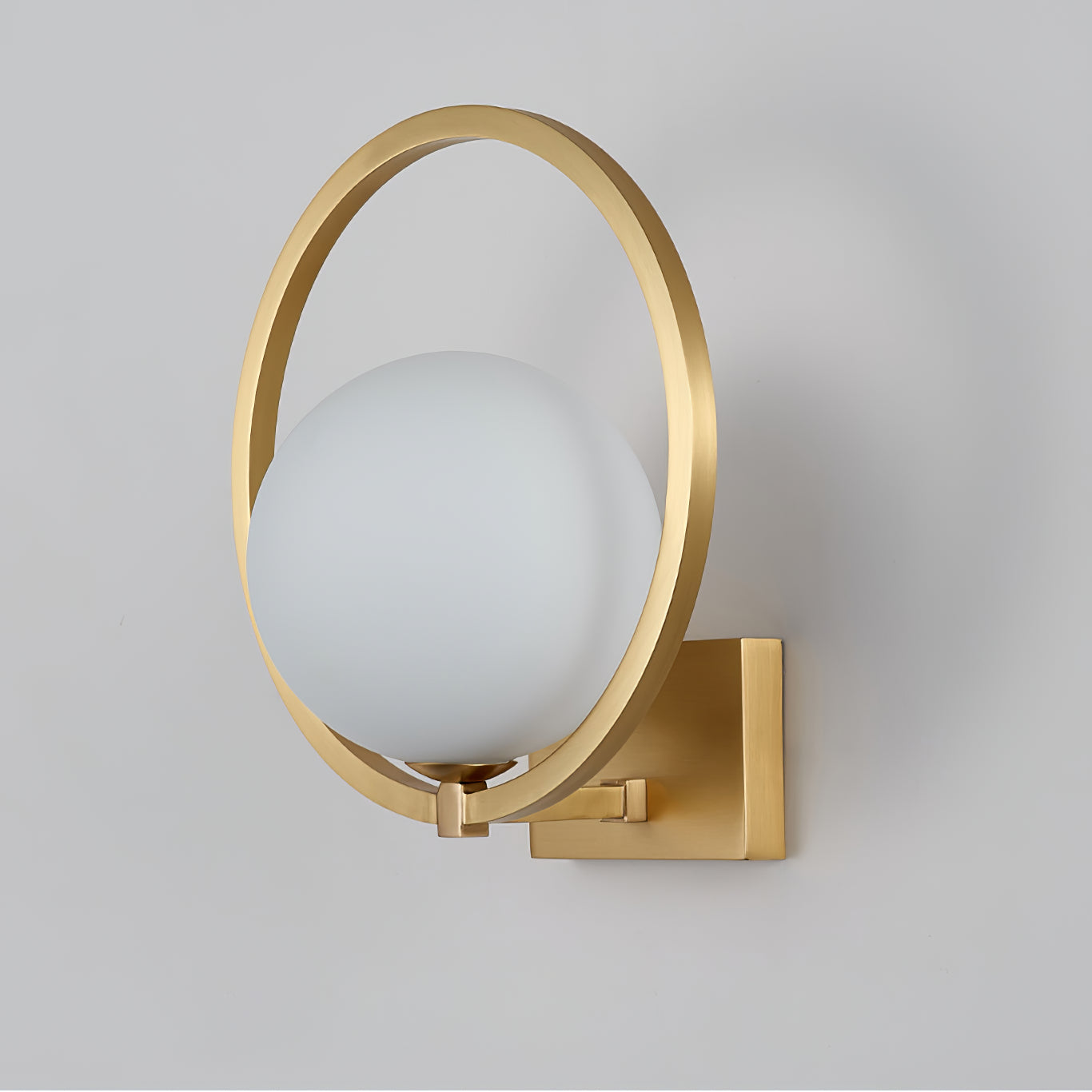 Lunar Brass Wall Light