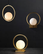 Lunar Brass Wall Light
