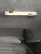 Luxury Rectangular Alabaster Wall Lamp