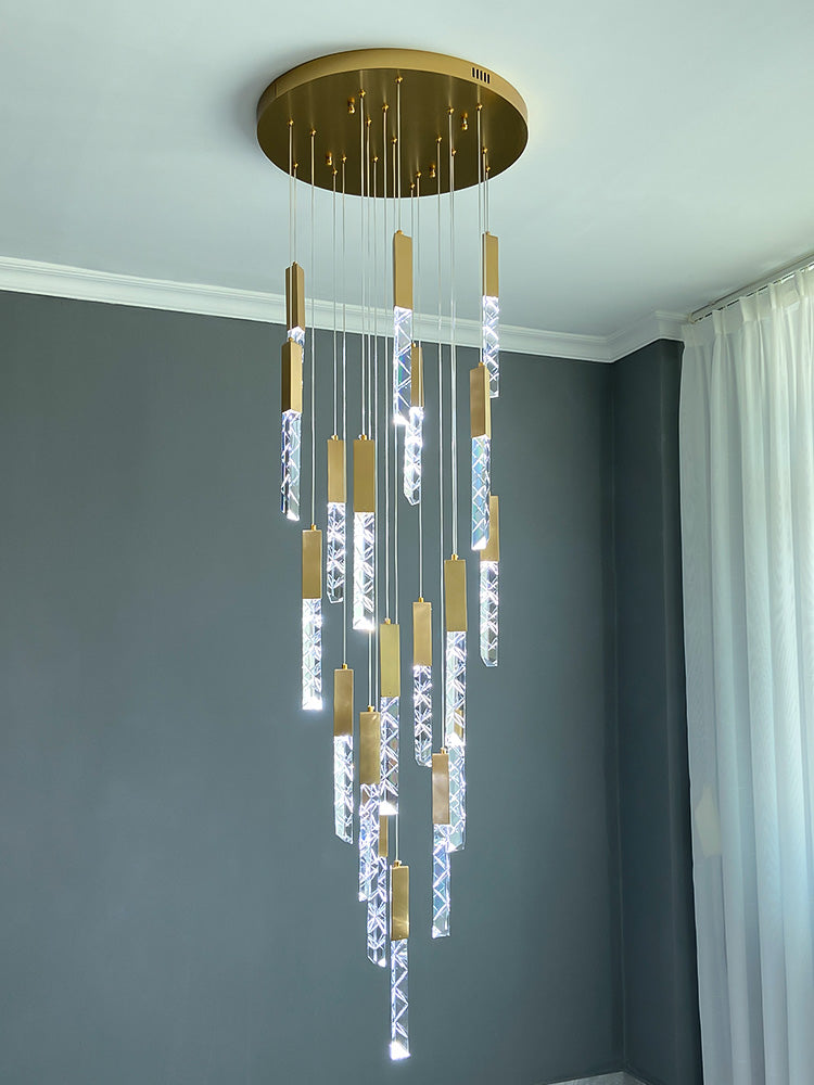 Crystal Prism Pendant Light
