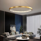 Luxury Circle Crystal Chandelier for Living Room