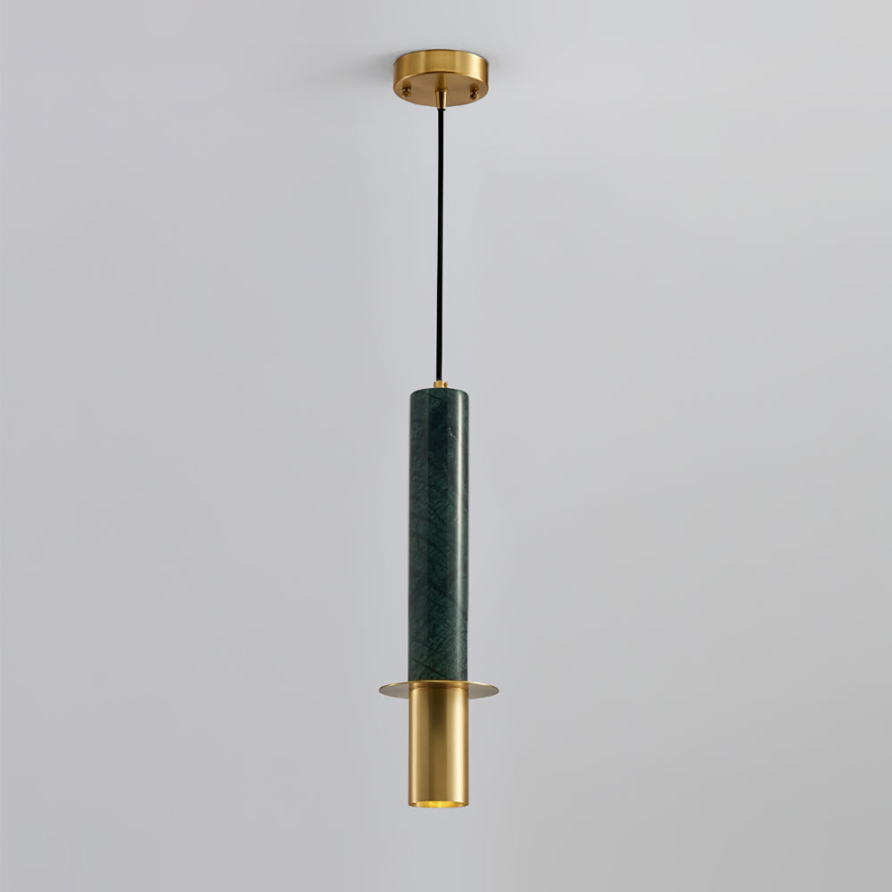 Marble Cylinder Pendant Light