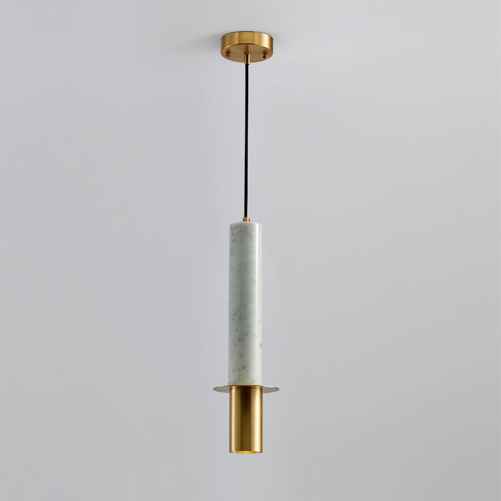 Marble Cylinder Pendant Light
