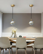 Marble Sphere Pendant Lamp