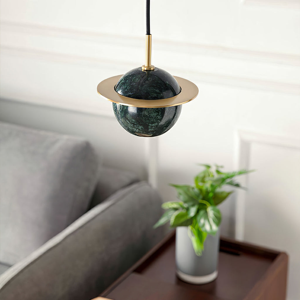 Marble Sphere Pendant Lamp