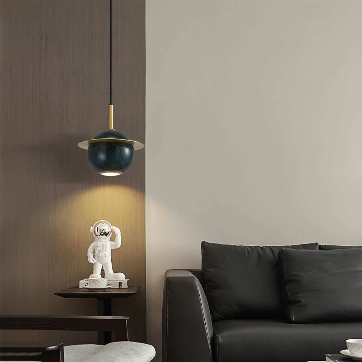 Marble Sphere Pendant Lamp