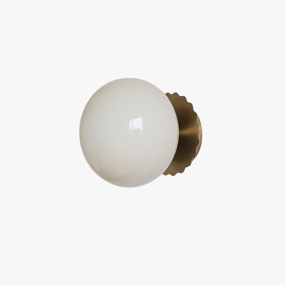 Marshmallow Glass Wall Sconce – Vintage Pink & Pastel Bedroom Light
