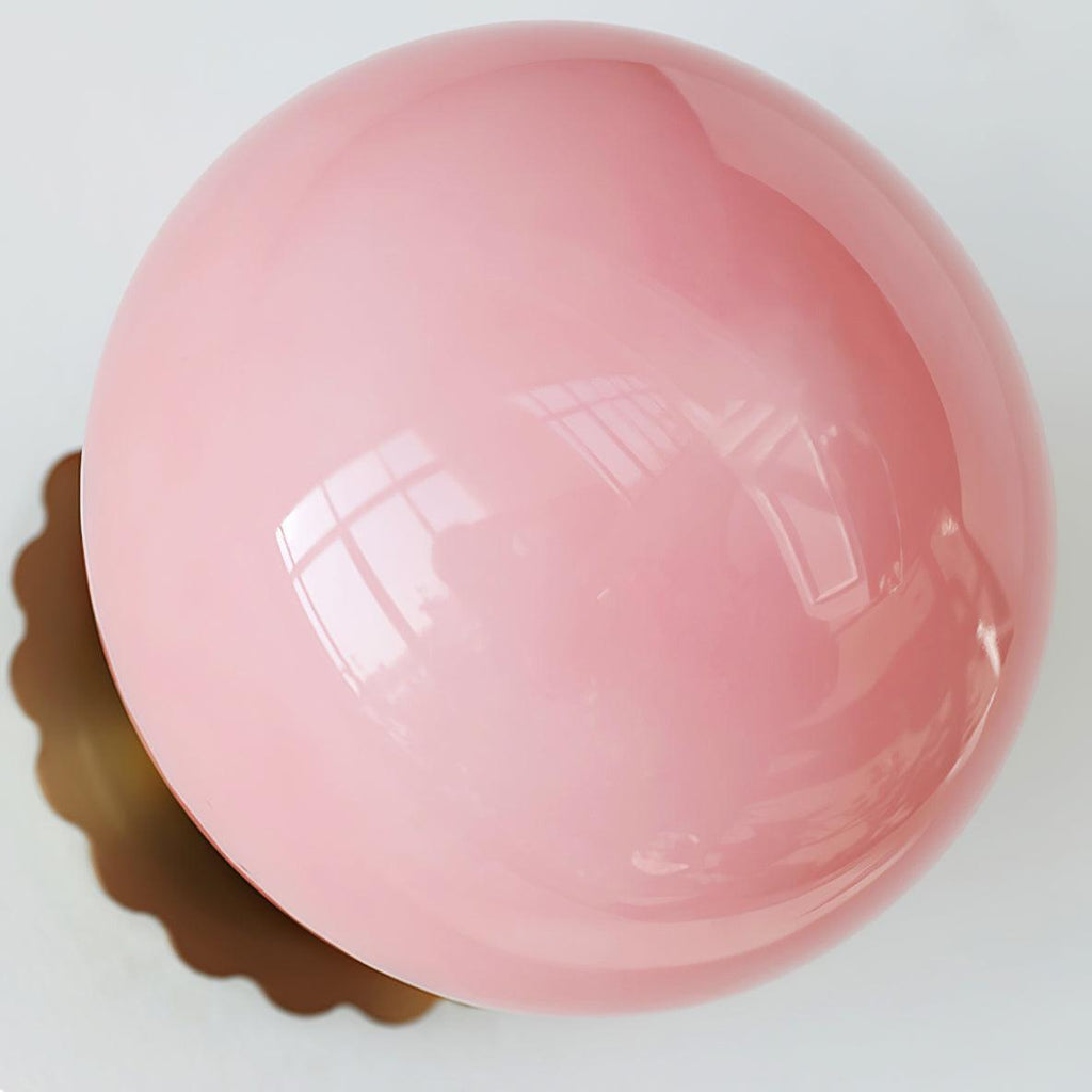 Marshmallow Glass Wall Sconce – Vintage Pink & Pastel Bedroom Light