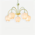 French Romance Tulip Matcha Chandelier