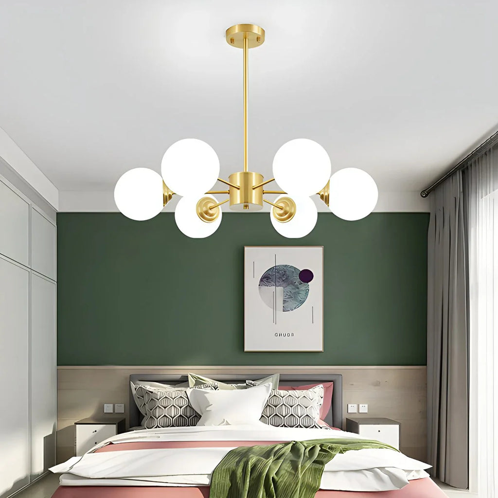 Melanie Glass Bubble Chandelier